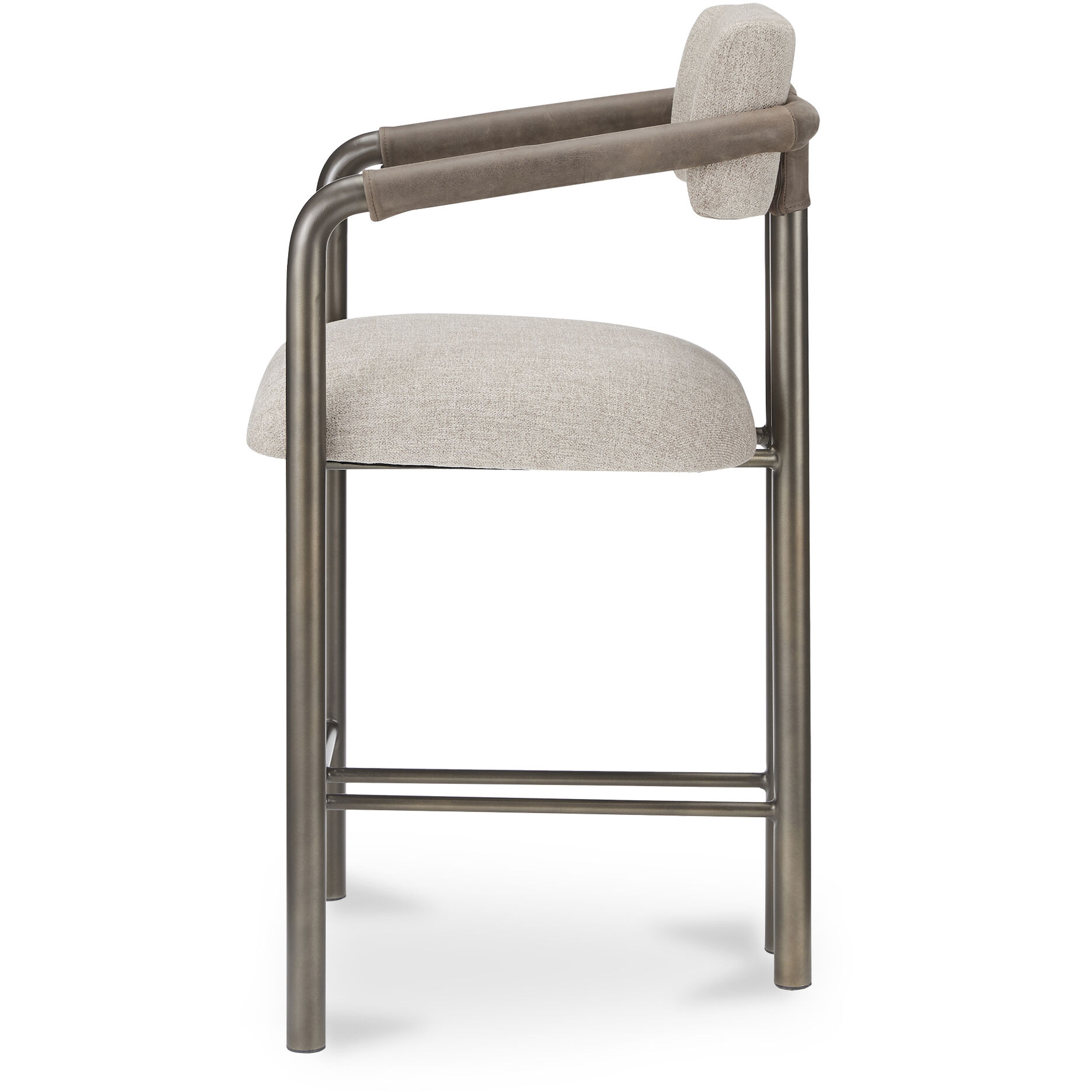 Cassidy 37.4 inch Brown Counter Stool